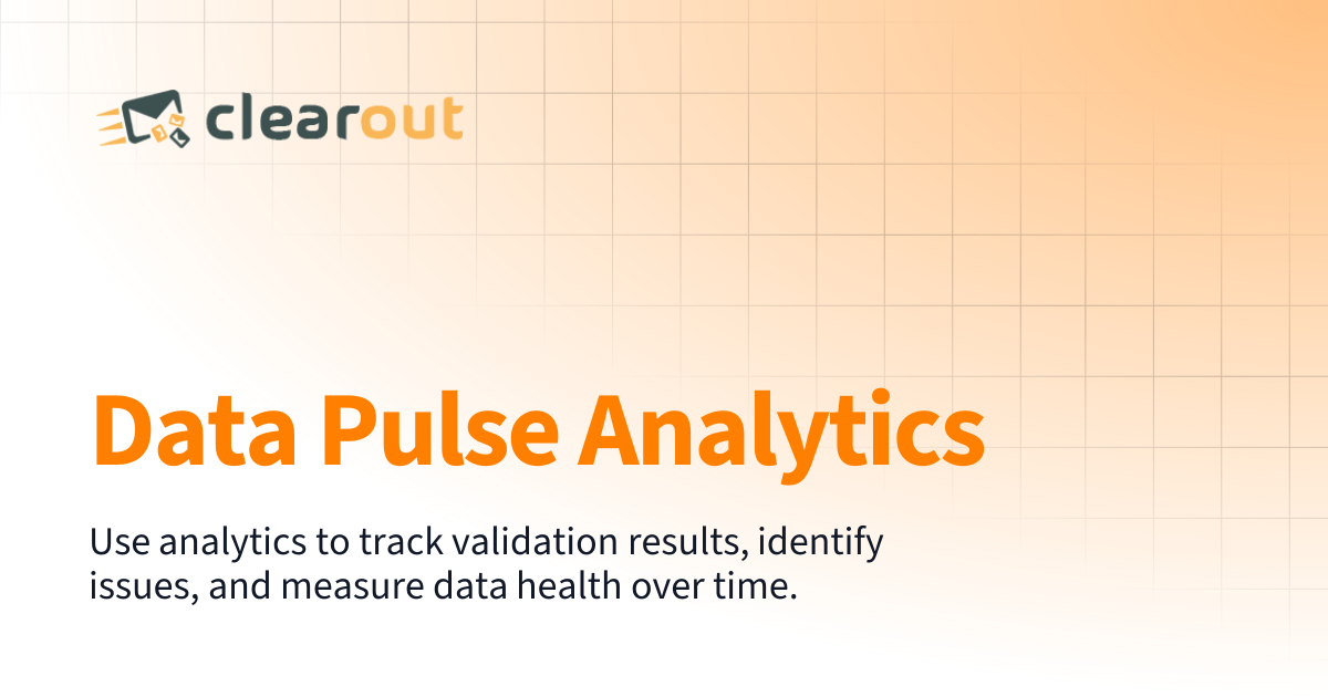 Data Pulse Analytics | Clearout Documentation