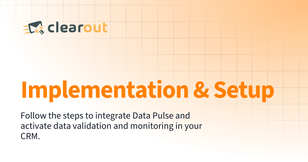 Implementation & Setup | Clearout Documentation