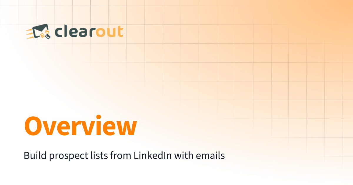 Overview | Clearout Documentation